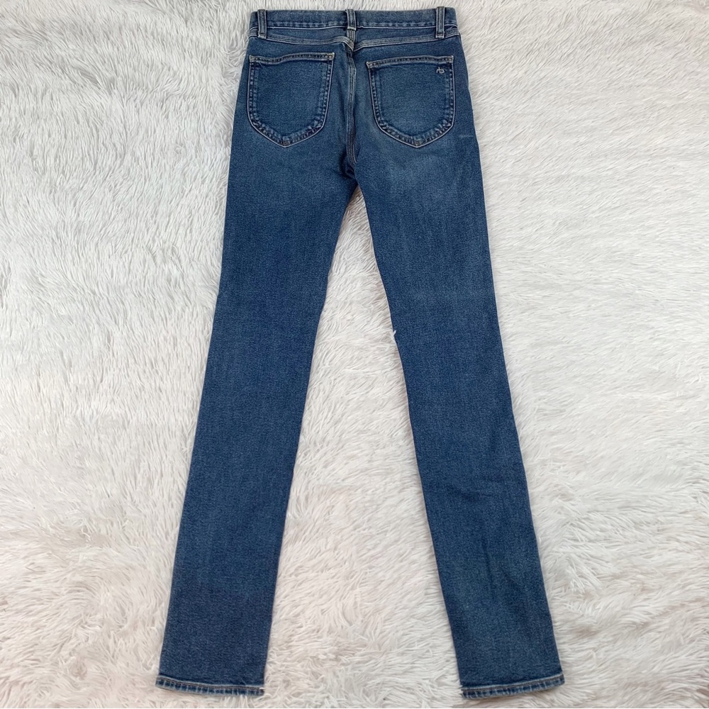 rag‎ & bone Northwood high rise skinny jeans in blue medium wash - Picture 10 of 10